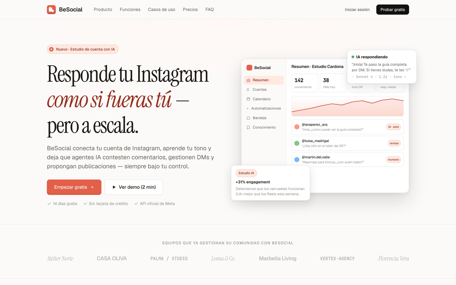 Captura de Be Social